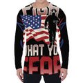 Firefighter I Fight What You Fear Print Men's Long Sleeve T-Shirt