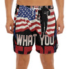 Firefighter I Fight What You Fear Print Men's Split Running Shorts