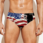 Firefighter I Fight What You Fear Print Men's Swim Briefs