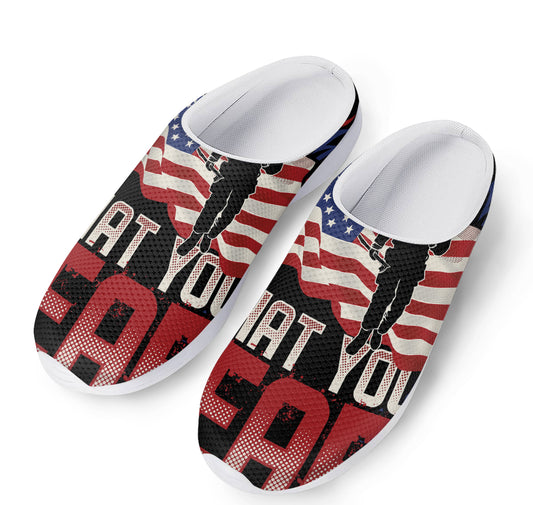 Firefighter I Fight What You Fear Print Mesh Casual Shoes