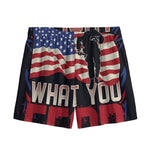 Firefighter I Fight What You Fear Print Mesh Shorts