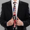 Firefighter I Fight What You Fear Print Necktie
