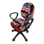 Firefighter I Fight What You Fear Print Office Chair Cover