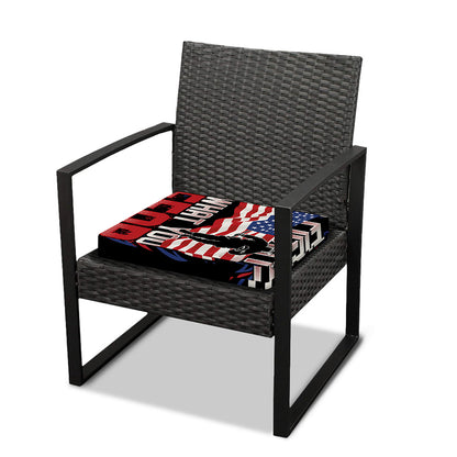 Firefighter I Fight What You Fear Print Outdoor Seat Cushion Cover