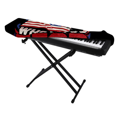 Firefighter I Fight What You Fear Print Piano Keyboard Cover