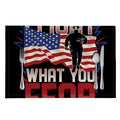 Firefighter I Fight What You Fear Print Placemat