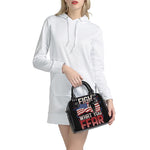 Firefighter I Fight What You Fear Print Shoulder Handbag