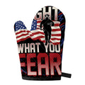 Firefighter I Fight What You Fear Print Single Oven Mitt
