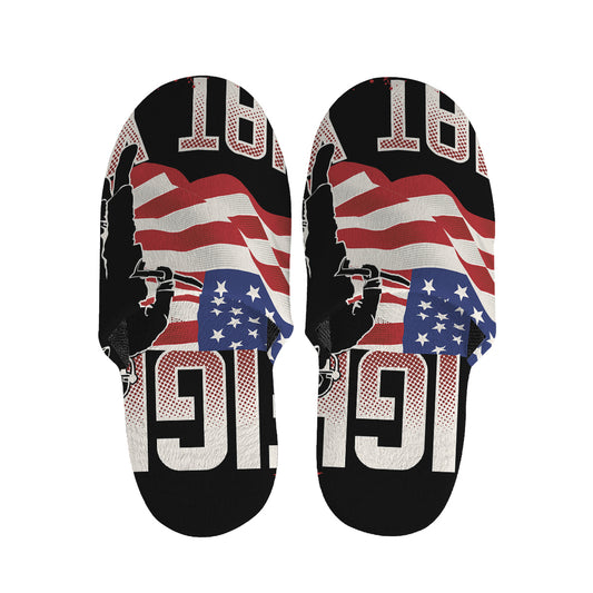 Firefighter I Fight What You Fear Print Slippers