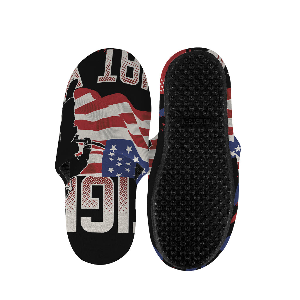 Firefighter I Fight What You Fear Print Slippers