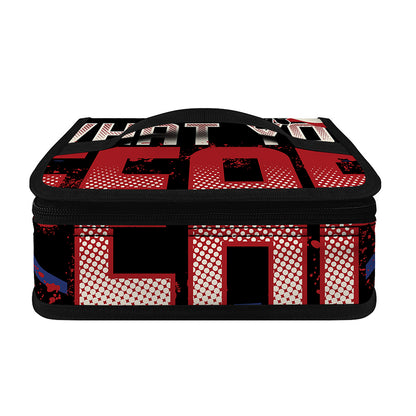 Firefighter I Fight What You Fear Print Small Lunch Bag