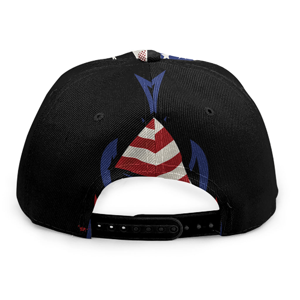 Firefighter I Fight What You Fear Print Snapback Cap