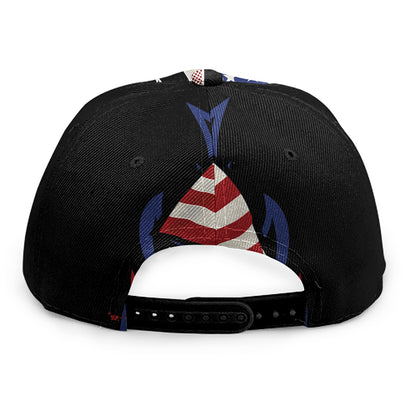 Firefighter I Fight What You Fear Print Snapback Cap