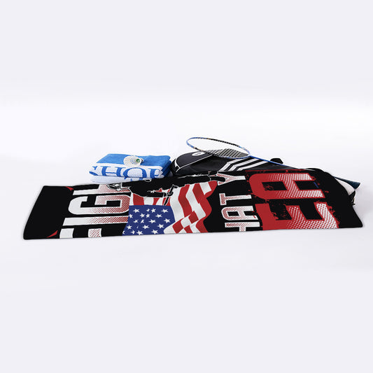 Firefighter I Fight What You Fear Print Sports Towel