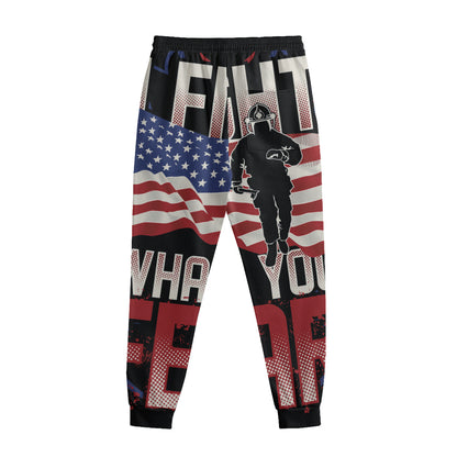 Firefighter I Fight What You Fear Print Sweatpants