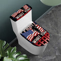 Firefighter I Fight What You Fear Print Toilet Lid And Tank Cover Set
