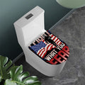 Firefighter I Fight What You Fear Print Toilet Lid Cover