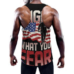 Firefighter I Fight What You Fear Print Training Tank Top