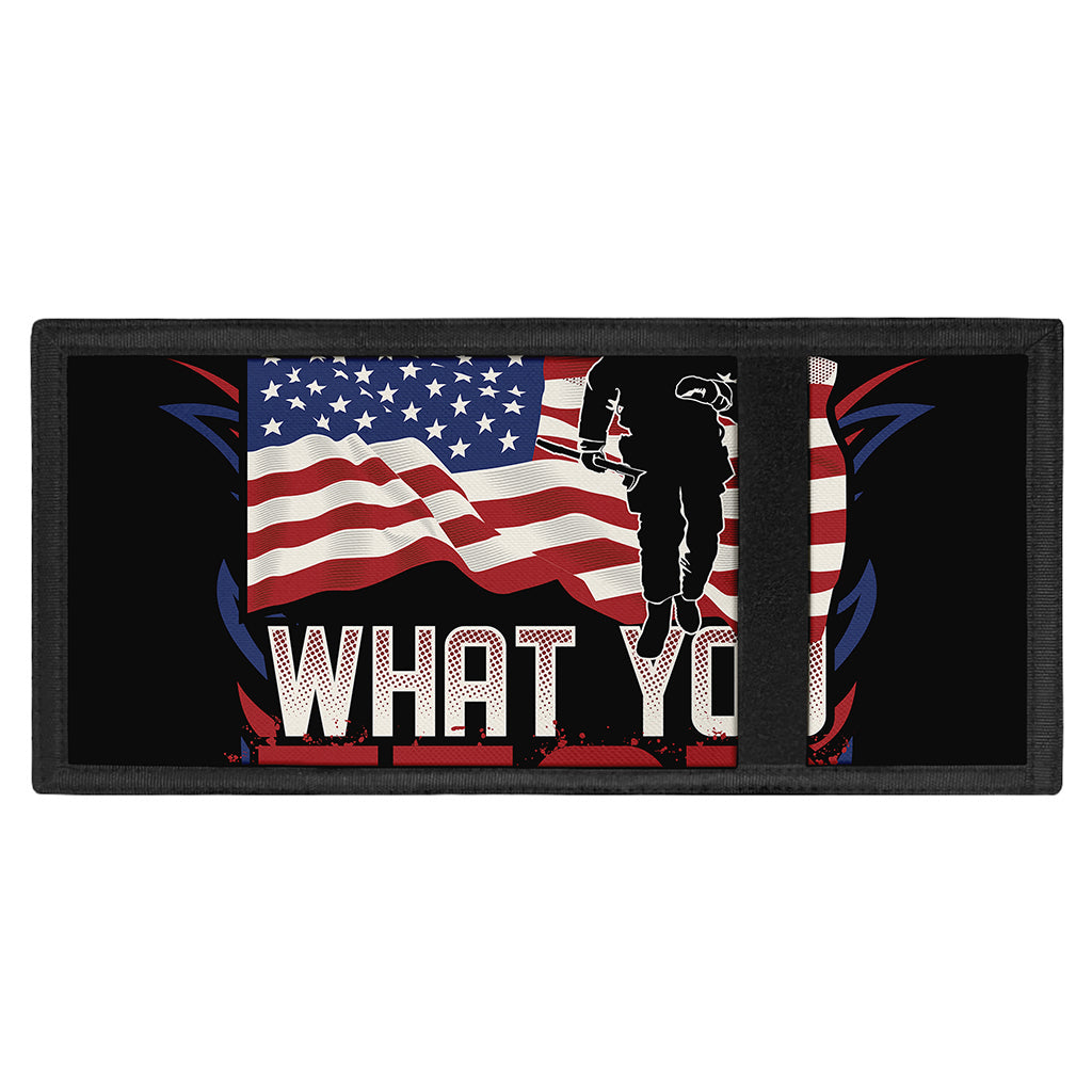 Firefighter I Fight What You Fear Print Trifold Wallet