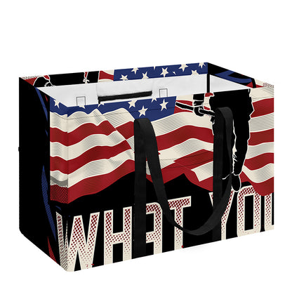 Firefighter I Fight What You Fear Print Utility Tote Bag