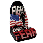 Firefighter I Fight What You Fear Print Waterproof Car Seat Cover