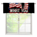 Firefighter I Fight What You Fear Print Window Valance