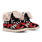 Firefighter I Fight What You Fear Print Winter Boots