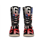 Firefighter I Fight What You Fear Print Winter Boots