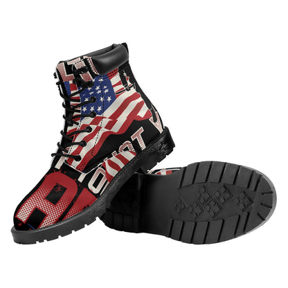 Firefighter I Fight What You Fear Print Work Boots