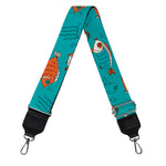 Fish And Jellyfish Pattern Print Bag Strap