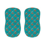 Fish And Jellyfish Pattern Print Bar Stool Covers