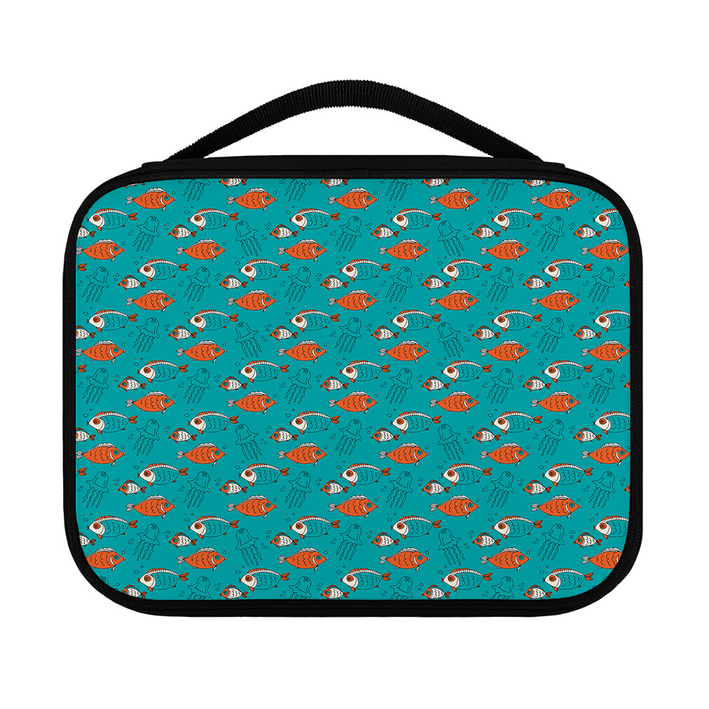 Fish And Jellyfish Pattern Print Classic Bible Case