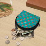 Fish And Jellyfish Pattern Print Coin Purse
