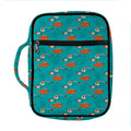 Fish And Jellyfish Pattern Print Front Pocket Bible Bag
