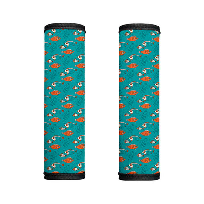 Fish And Jellyfish Pattern Print Handle Covers