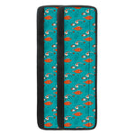 Fish And Jellyfish Pattern Print Refrigerator Handle Covers