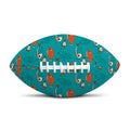 Fish And Jellyfish Pattern Print Rugby Ball