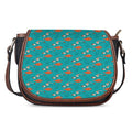 Fish And Jellyfish Pattern Print Saddle Bag