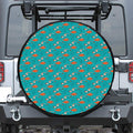 Fish And Jellyfish Pattern Print Tire Cover