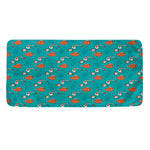 Fish And Jellyfish Pattern Print Towel