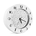 Fish Hook Pattern Print Alarm Clock