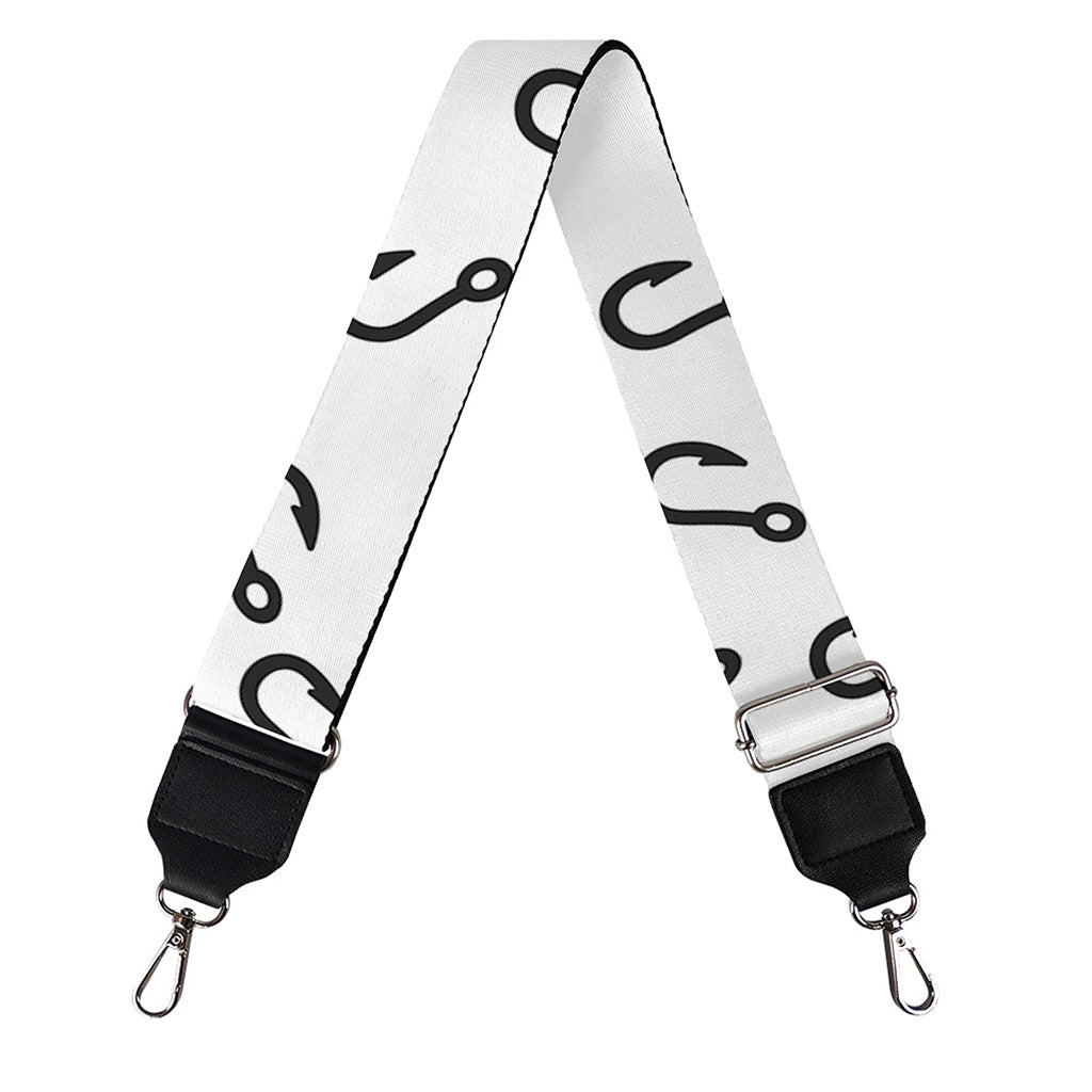 Fish Hook Pattern Print Bag Strap