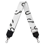 Fish Hook Pattern Print Bag Strap