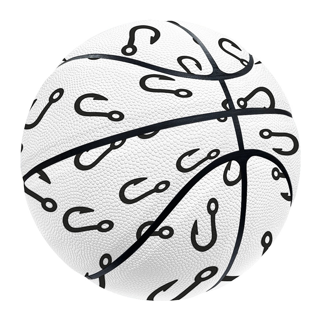 Fish Hook Pattern Print Basketball