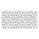 Fish Hook Pattern Print Beach Towel