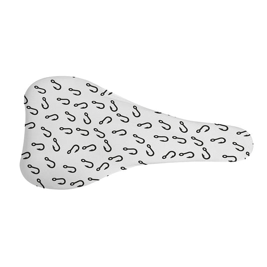 Fish Hook Pattern Print Bicycle Seat Cover