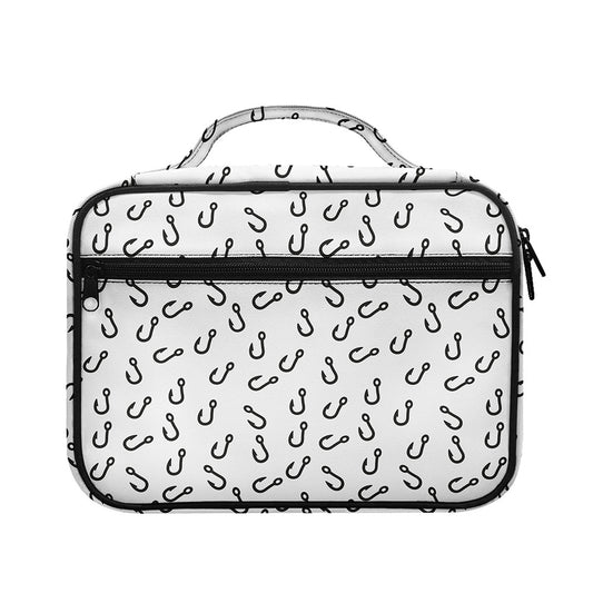 Fish Hook Pattern Print Briefcase Bible Bag