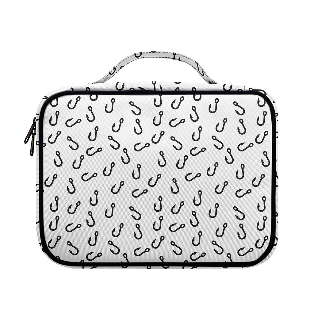 Fish Hook Pattern Print Briefcase Bible Bag
