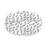 Fish Hook Pattern Print Car Side Mirror Covers