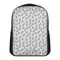 Fish Hook Pattern Print Casual Backpack